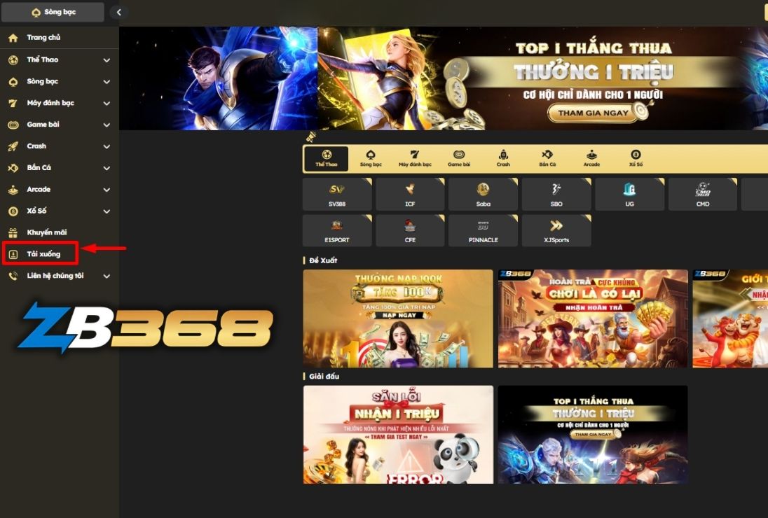 Hướng Dẫn Tải App ZB368 Để Chơi Bắn Cá Trên Di Động (iOS & Android)