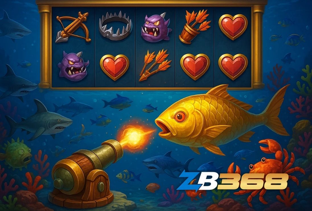 Review & Cách Chơi Crazy Hunter JILI ZB368 - Bắn Cá Phiên Bản Slot