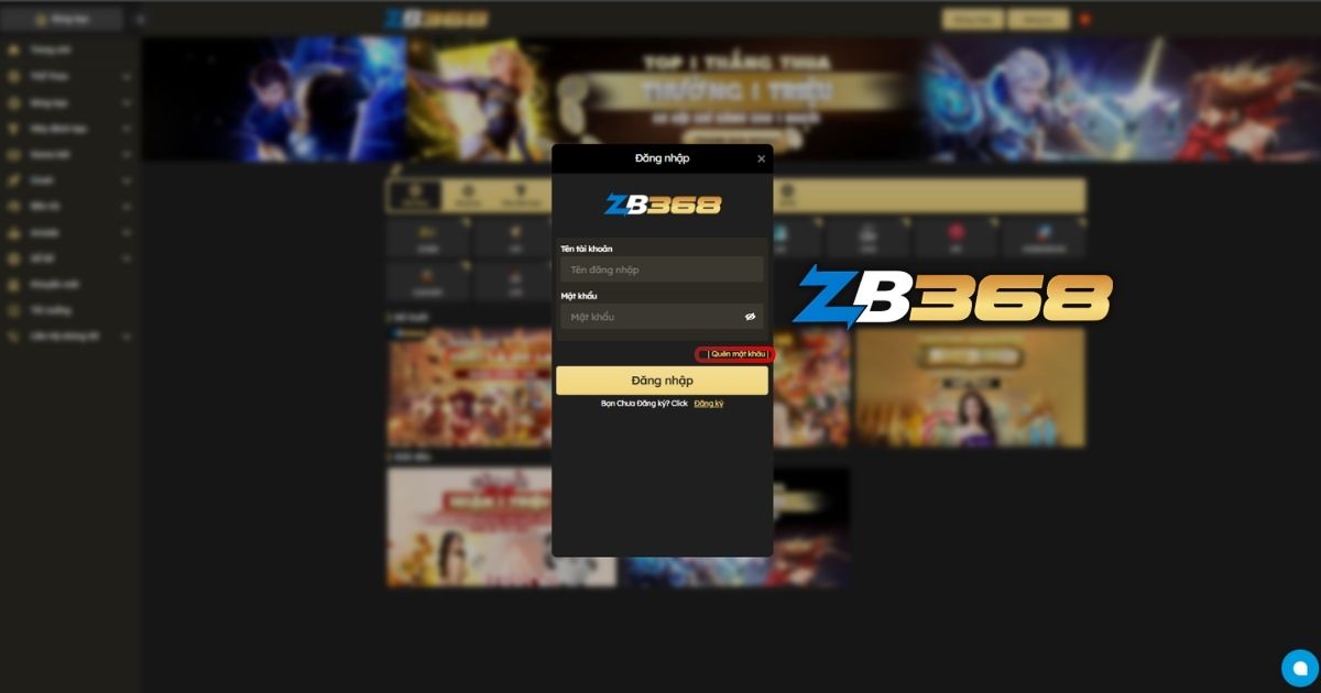 Hướng Dẫn Đăng Nhập ZB368 và Cách Lấy Lại Mật Khẩu Khi Quên