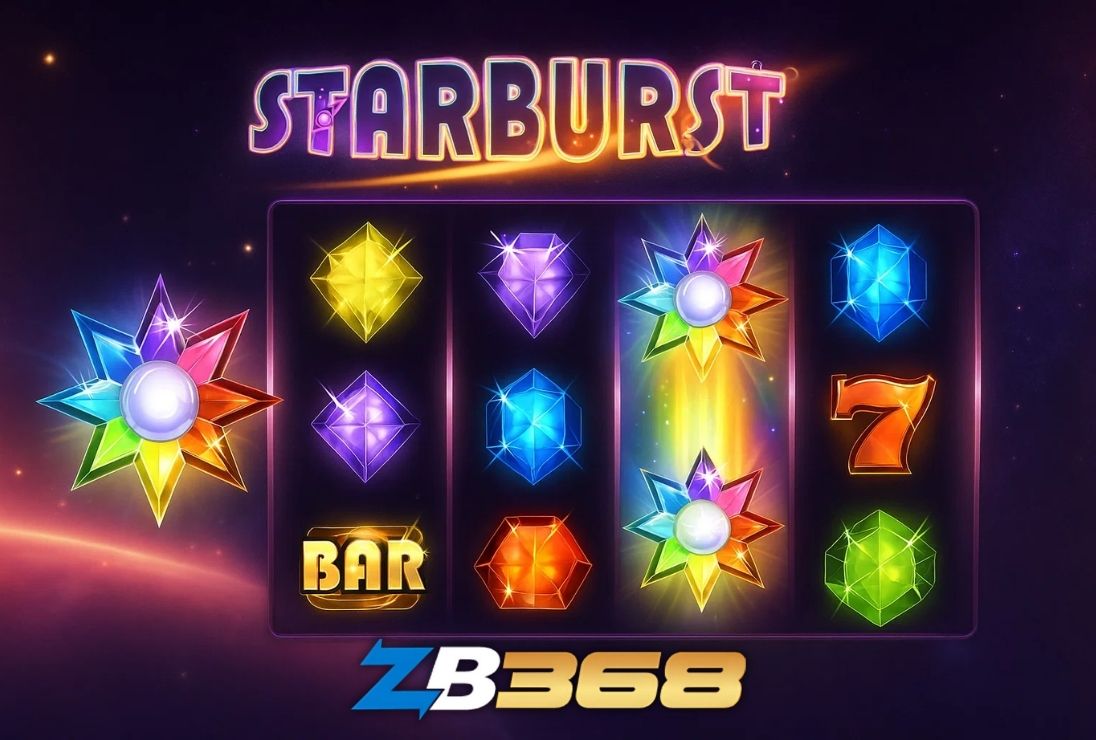 Hướng Dẫn Chơi Starburst (NETENT) Cho Người Mới tại ZB368