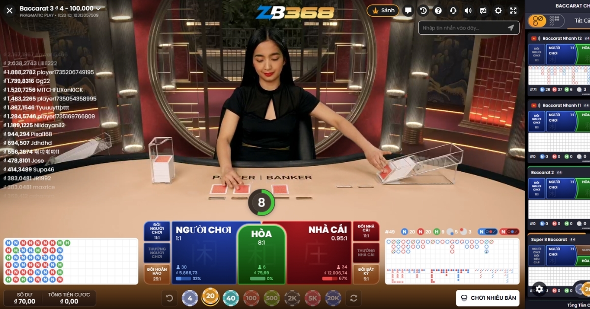 Top 5 Game Live Casino Dành Cho Người Mới Bắt Đầu tại ZB368
